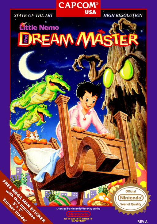 Little Nemo - The Dream Master (USA) box art